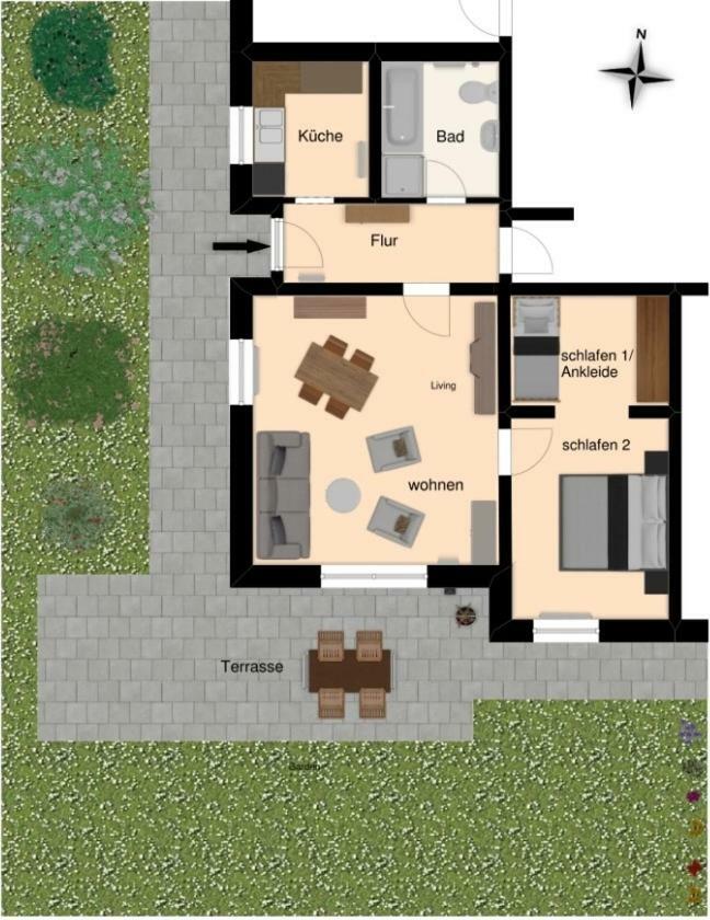 Nette Ferienwohnung Mit Eigenem Eingang Und Sonnenterrasse Idstein Exteriér fotografie